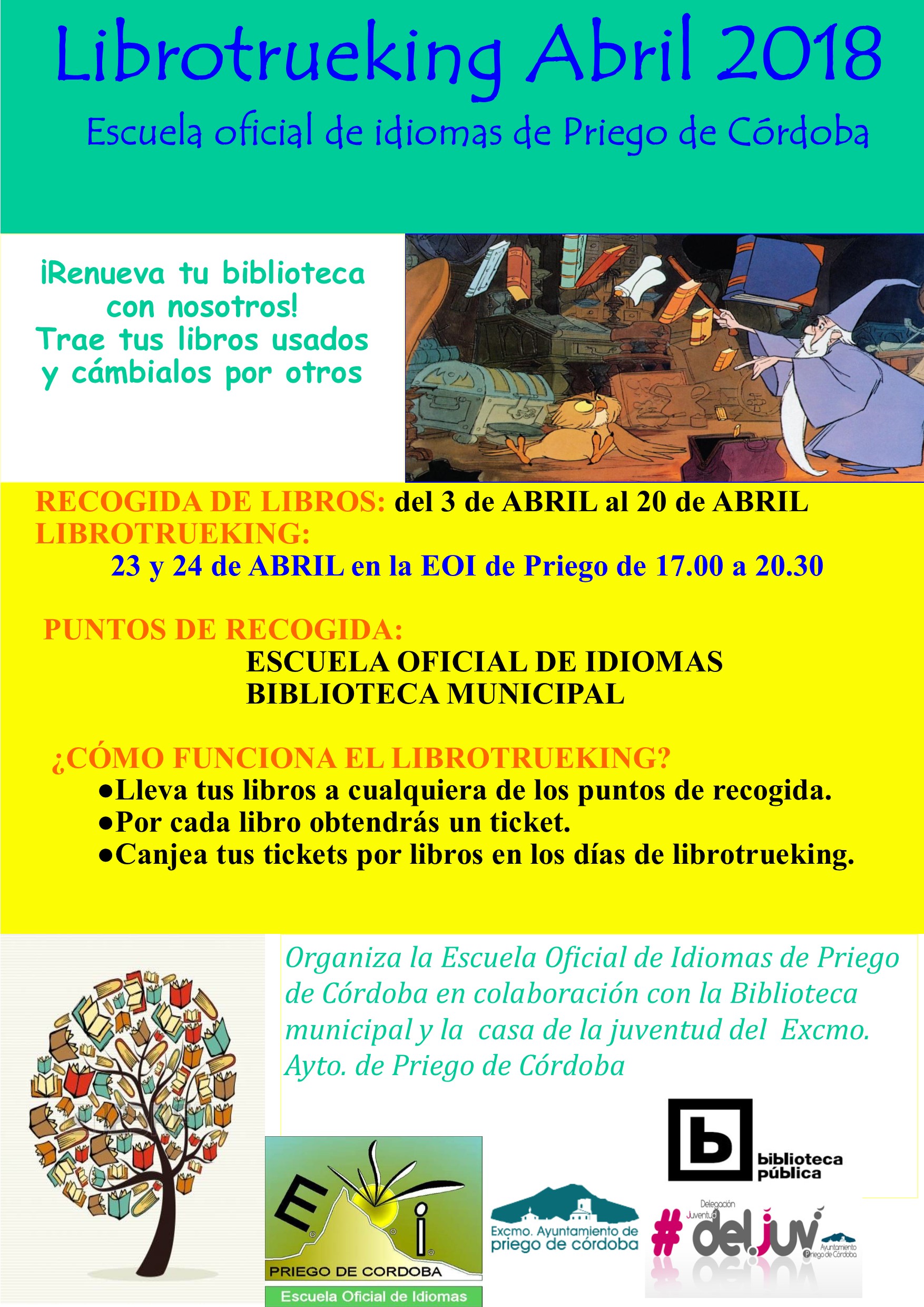 Librotrueking Escuela Oficial De Idiomas Priego De Cordoba